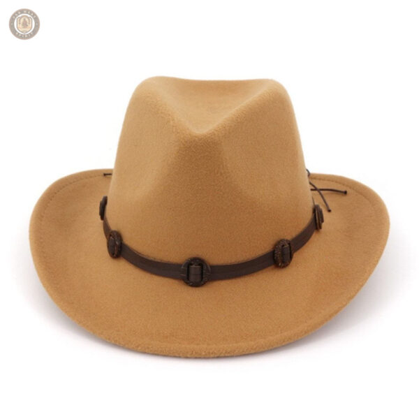 Chapeau de cowboy en couleur bordeaux tendance