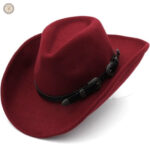 Accessoire de mode western : chapeau de cowboy à boucle