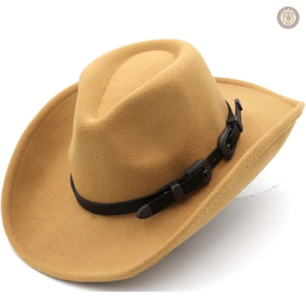Chapeau de cowboy classique avec boucle décorative