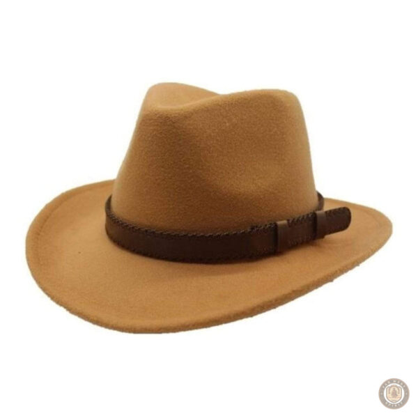 Chapeau de cowboy classique en feutre pour homme