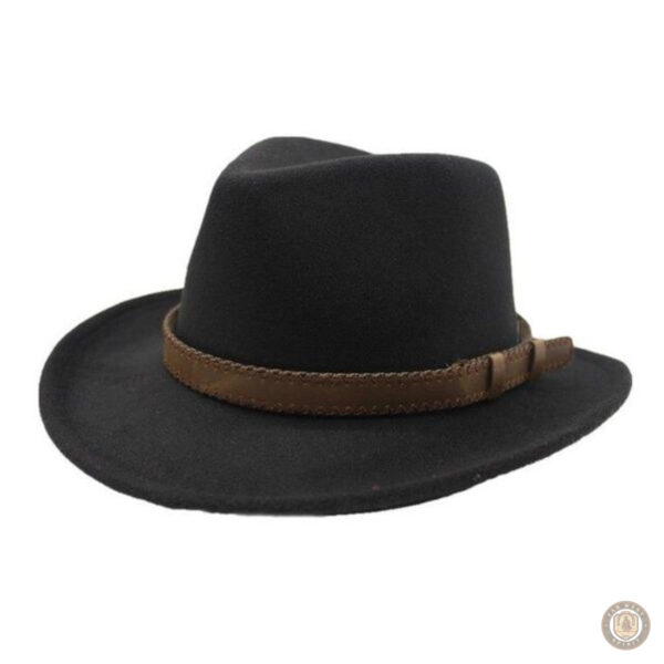 Chapeau cowboy élégant avec large bord pour protection solaire