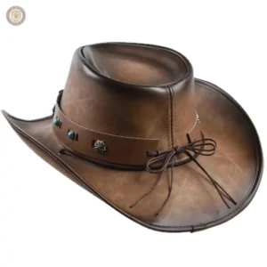 Accessoire de mode cowboy en cuir pour homme