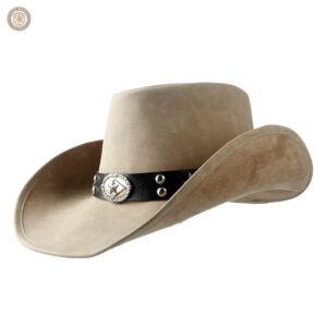 Chapeau cowboy en cuir pour un look country authentique