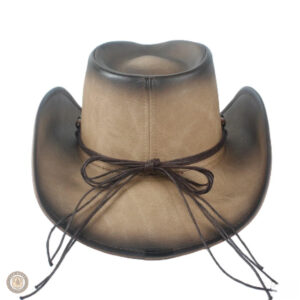 Chapeau en cuir, look cow-boy classique et intemporel