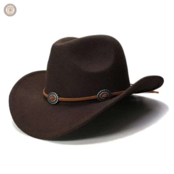Chapeau cowboy enfant en feutre, style intemporel