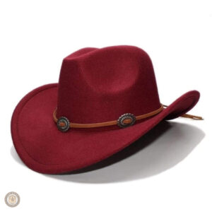 Chapeau feutre pour enfant, style western authentique