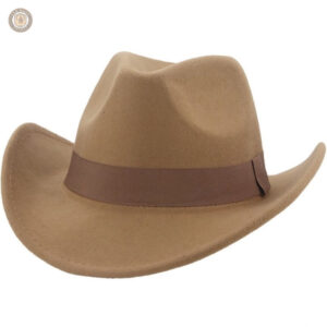 Accessoire de mode pour femme, chapeau cowboy en feutre
