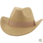 Chapeau feutre pour femme, parfait pour un look western