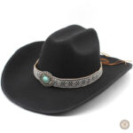 Accessoire de mode féminin, chapeau cowboy stylé et contemporain