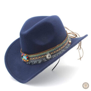 Chapeau cowboy pour femme au design classique