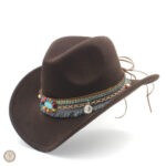 Chapeau style cowboy, parfait pour les sorties