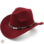 Chapeau en feutre pour look western masculin