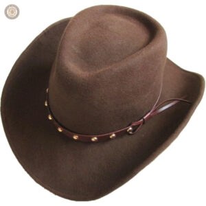 Chapeau de cowboy Louisiana en feutre noir