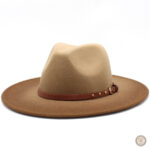 Chapeau de cowboy marron pour femme