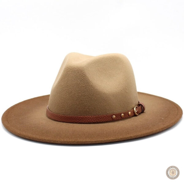 Chapeau de cowboy marron pour femme