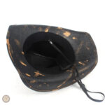Chapeau paille noir pour un look western authentique