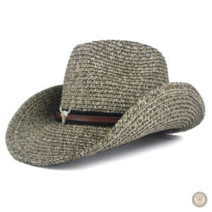 Chapeau en paille pour un look western authentique et tendance