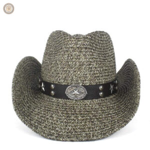 Accessoire de cowboy en paille, léger et confortable