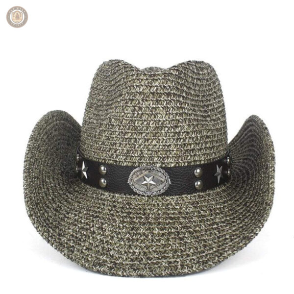 Accessoire de cowboy en paille, léger et confortable