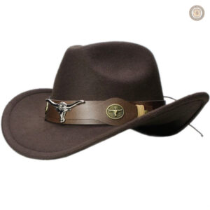 Chapeau cowboy Rodeo en cuir pour un style authentique