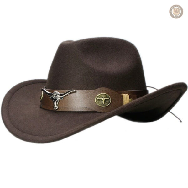 Chapeau cowboy Rodeo en cuir pour un style authentique