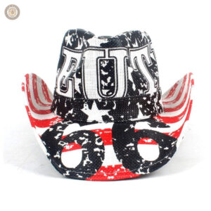 Accessoire de mode western avec design Route 66