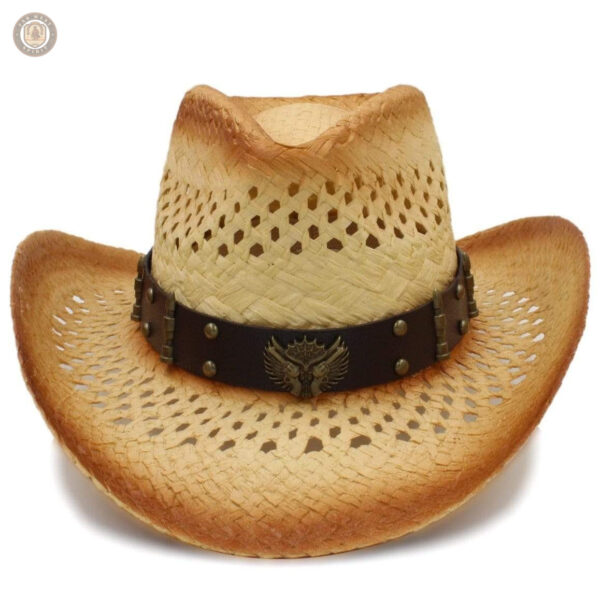 Chapeau de cowboy Texan avec large bord et design authentique