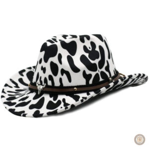 Chapeau de cowboy en forme de vache pour un look authentique