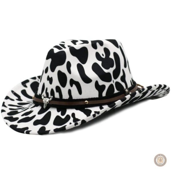 Chapeau de cowboy en forme de vache pour un look authentique