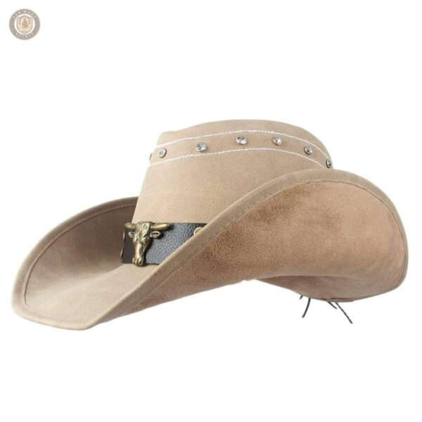 Chapeau en cuir style western Comanchero