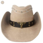 Chapeau cowboy en cuir pour un look authentique