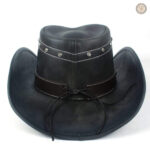 Cuir de qualité pour ce chapeau cowboy intemporel et élégant
