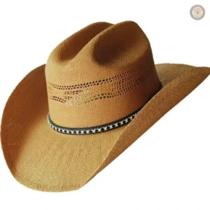 Chapeau cowboy avec bord large pour protection solaire