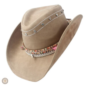 Accessoire bohème en cuir, parfait pour un look western