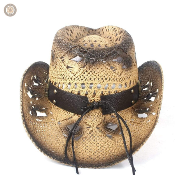 Chapeau en paille pour les amateurs de style cowboy
