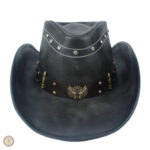 Chapeau noir style cowboy pour un look audacieux