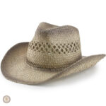 Accessoire de mode western en paille légère et durable