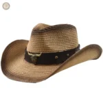 Chapeau de paille western pour homme