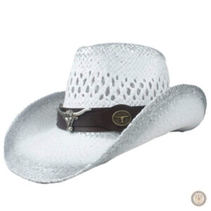 Chapeau Western Blanc élégant pour un look de cowboy