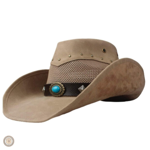 Chapeau Western en cuir pour femme