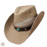 Chapeau cowboy en cuir pour style western
