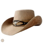 Chapeau Western Écru élégant pour un look cowboy authentique