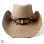 Accessoire de mode western en couleur écru pour tous les styles