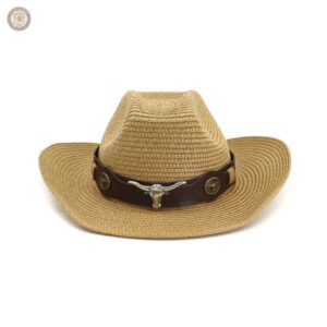 Accessoire western en paille pour look authentique