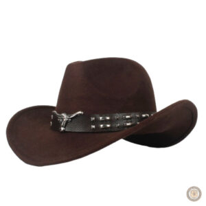 Chapeau de cowboy avec large bord pour un style tendance