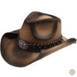 Chapeau en paille style western pour homme