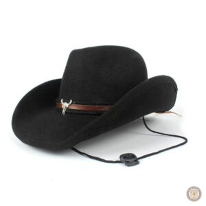 Chapeau cowboy en feutre de laine