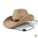 Chapeau de cowboy stylé en laine
