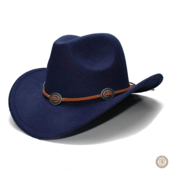 Élégant chapeau en feutre, parfait pour un look western