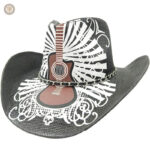 Chapeau cowboy noir élégant pour un look country authentique